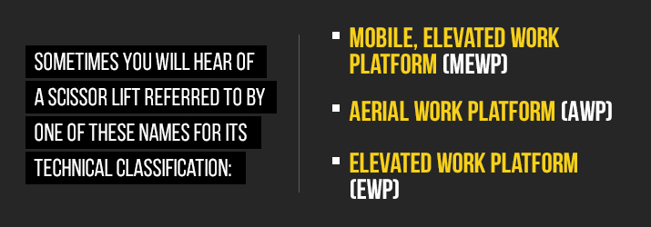 Scissor Lift Other Names