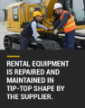 Maintenance For Rental Equipment