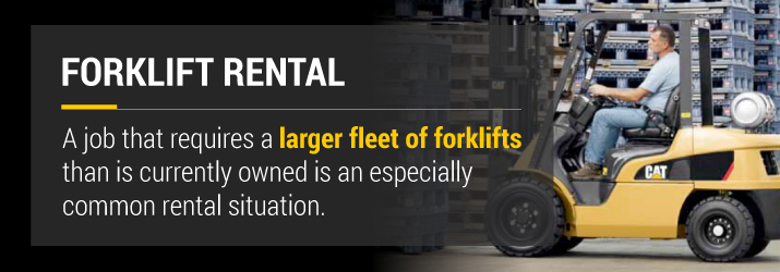 Forklift Rental Fleet