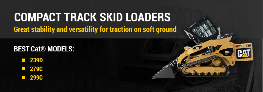 compact track skid loaders