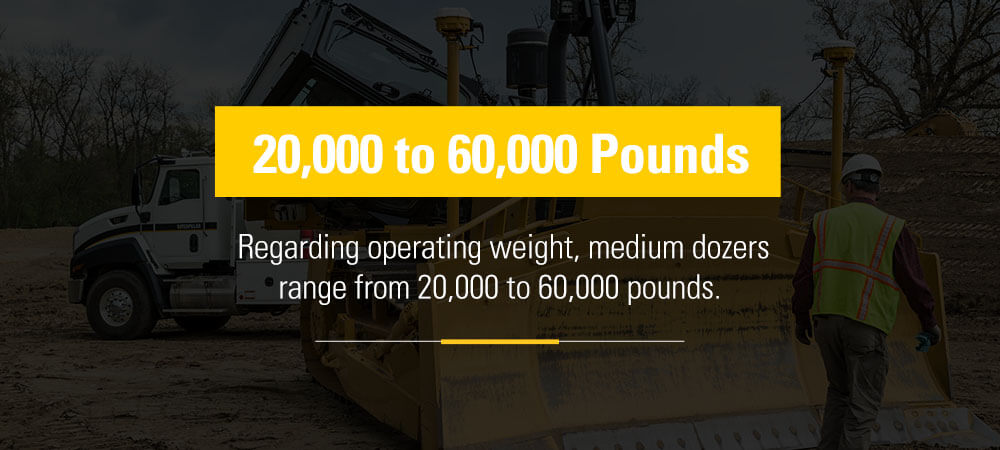 dozer weight