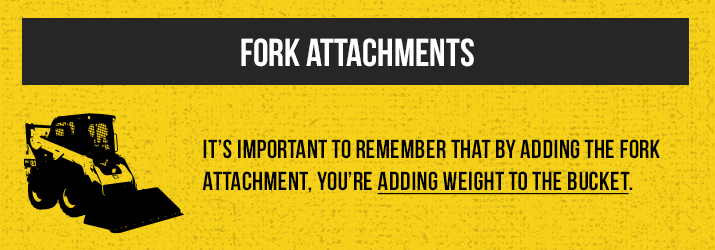 fork attachments add weight