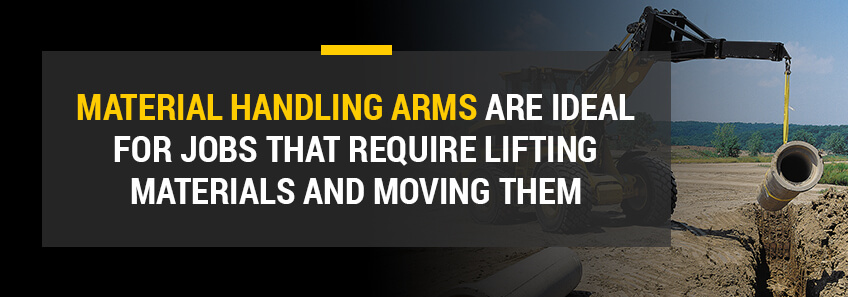 material handling arms