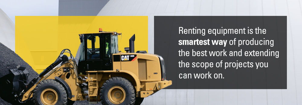 renting equipment is smart