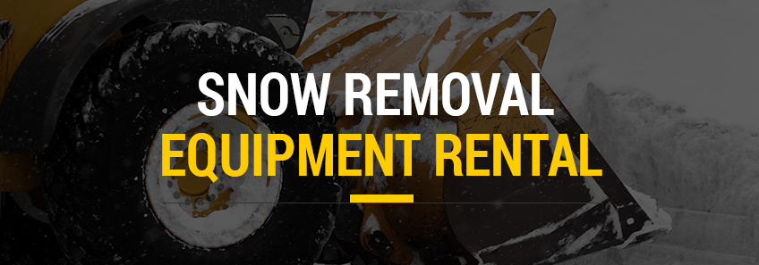 snow removal equipment rental