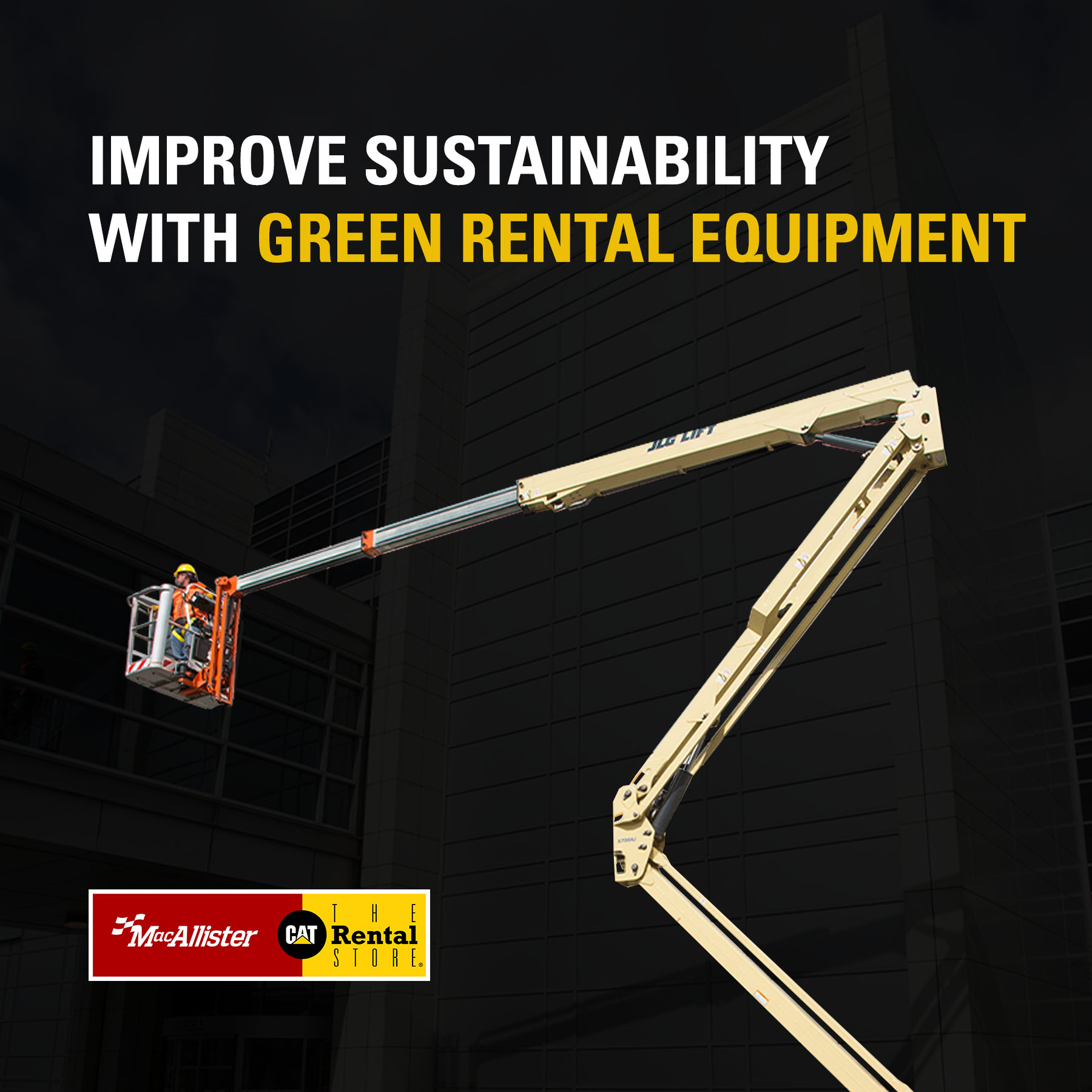 Improve Sustainability With Green Rental Equipment MacAllister Rentals