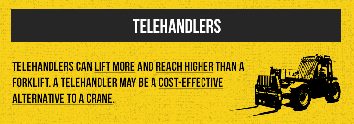 What telehandlers can do