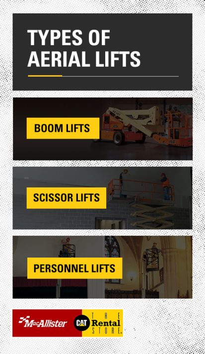 types of aerial lifts