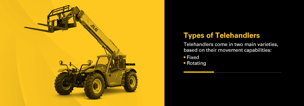 types of telehandlers