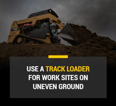 use a track loader