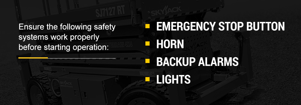 check safety systems