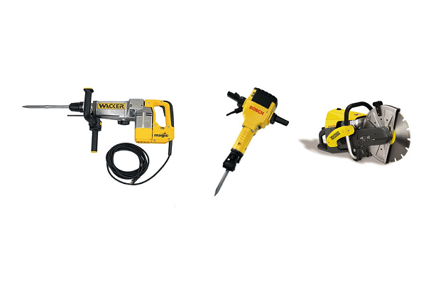 various contractor tools for rent