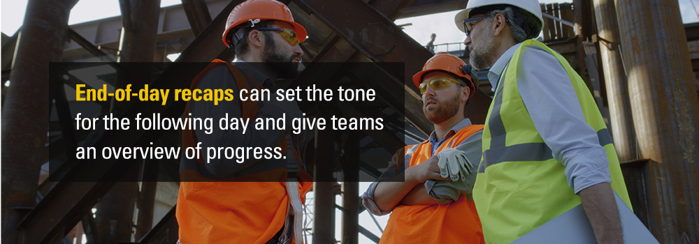 end of the day recaps