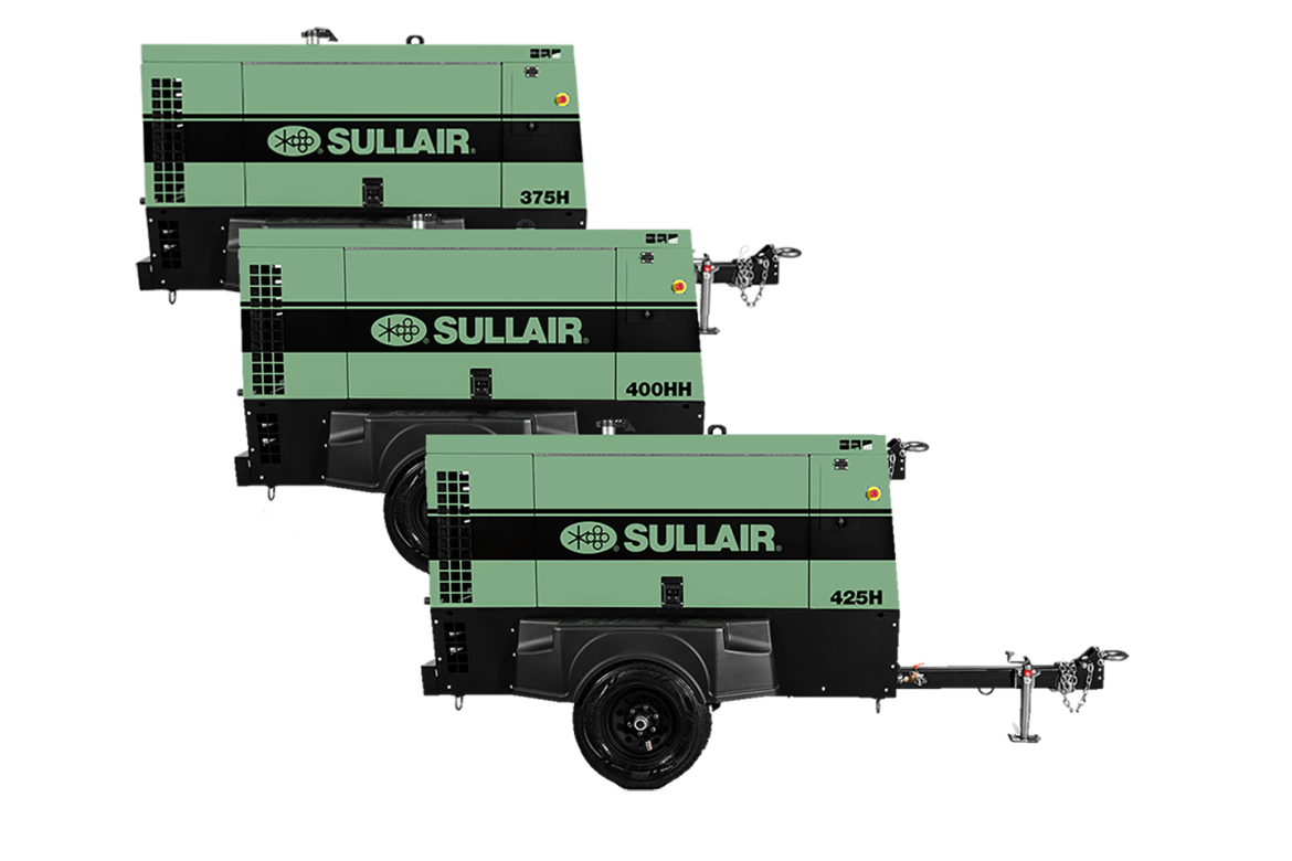 385 Cfm Compressor 375 CFM Diesel Air Compressors Models For Rent In IN & MI | MacAllister ...