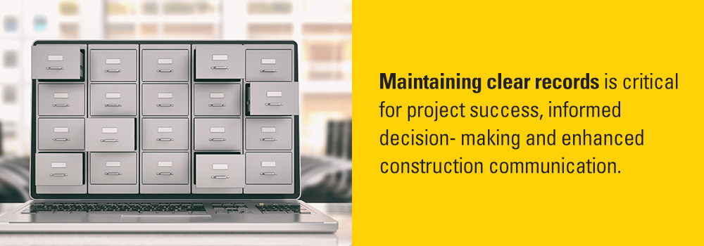 maintaining clear records